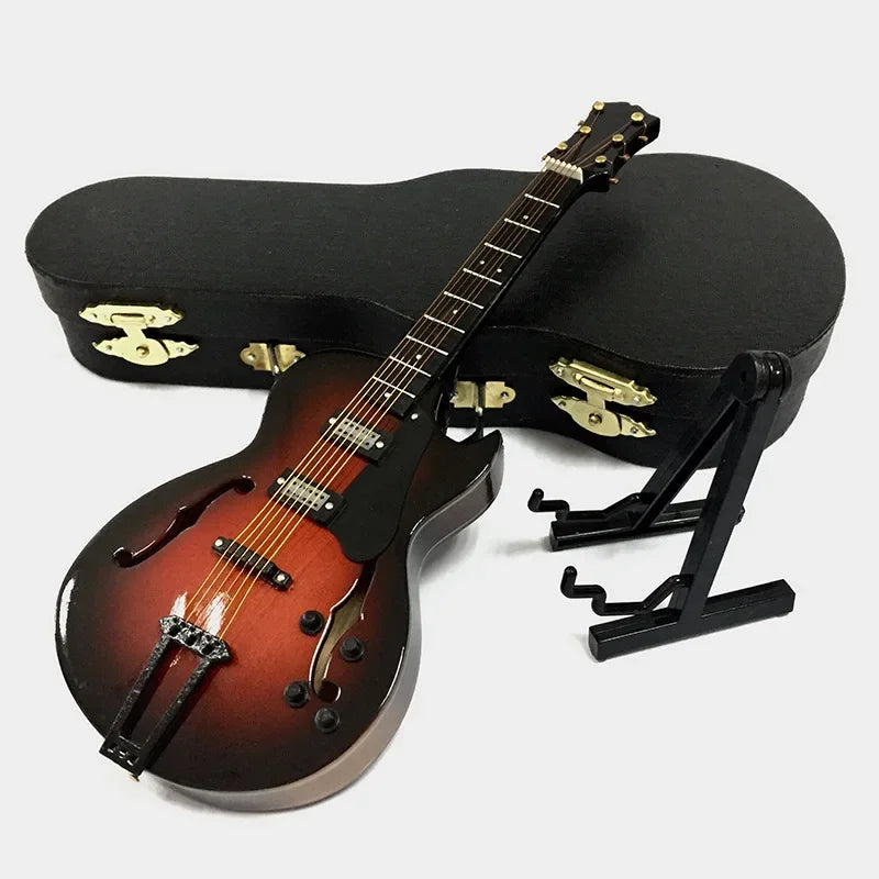 Guitarra com Case Decorativa