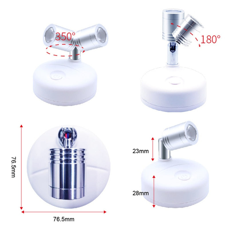 Spot Flexível Luz de LED - Sem fio com Controle Remoto