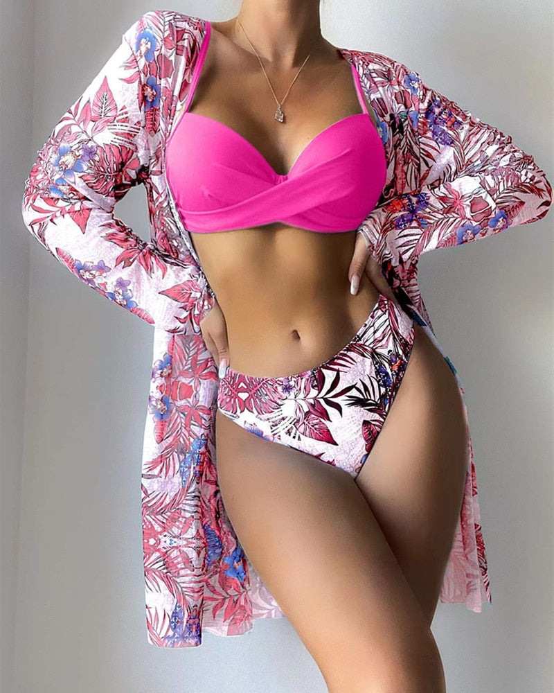 Conjunto Moda Verão 2023- Biquíni + Saída de Praia (Grátis)